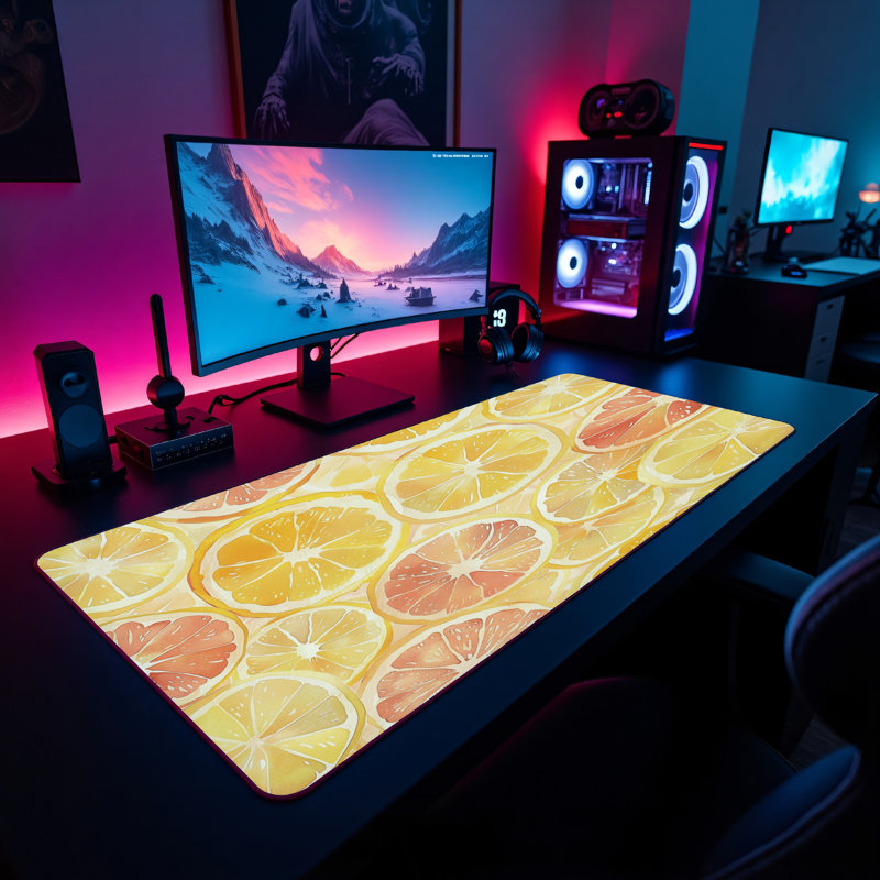 Polyester Desk Pad, 31.5x15.5