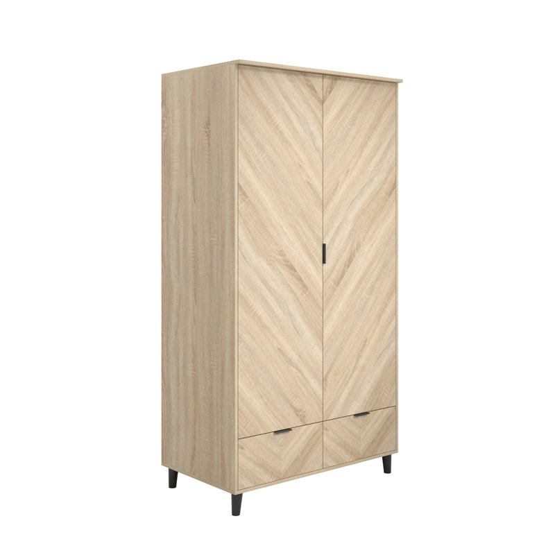 STOCKHOLM 2 DOOR DOUBLE WARDROBE