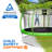 Machrus Moxie Pumpkin-Shaped Outdoor Trampoline Set with Top-Ring Frame Safety Enclosure, 15 FT-53226728