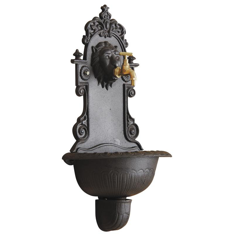 Outdoor Metal Weather Resistant Column Fountain