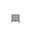 Table de chevet traditionnelle avec 2 tiroirs, table de chevet simple en bois-114272169