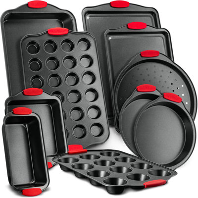 NutriChef 10 Piece Non-Stick Bakeware Set