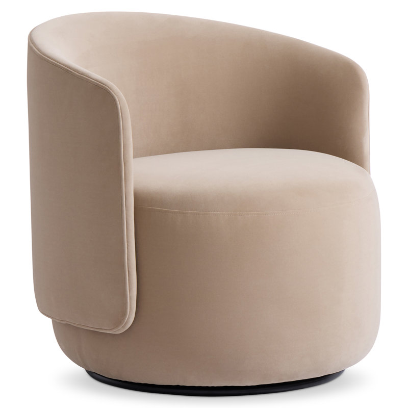 Bernhardt Crosby Fabric Swivel Chair, Green