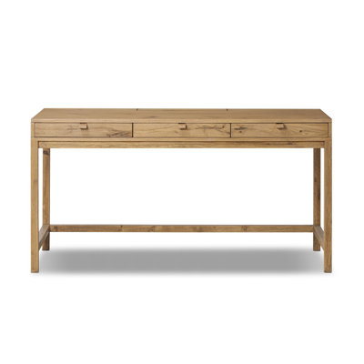 Stefano 60" Oak Writing Desk