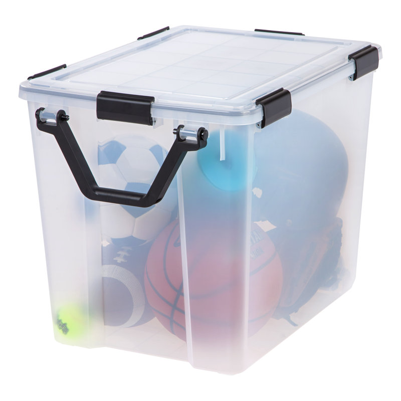 103 Qt./26 Gal. Weatherproof Storage Tote in Clear