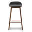 Tabouret de comptoir en bois véritable H 26 po-1610736159