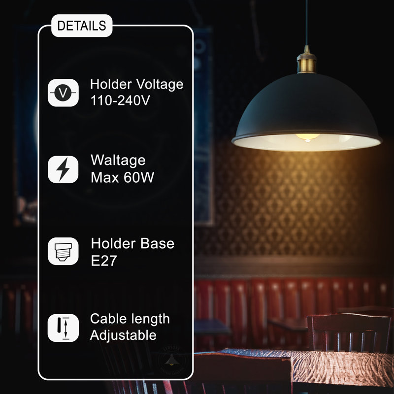 Kyjaun 1 - Light Single Pendant, Black, No