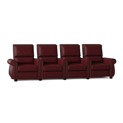 Stallion HR Series Upholstered Power Reclining Home Theater Seating with Cup Holder