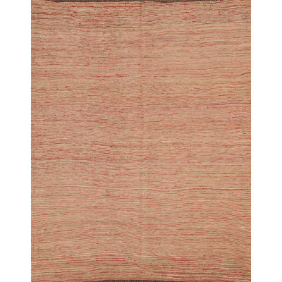 Tapis oriental rayé kilim 5 x 6