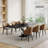 Russile 9 - Piece 94.48'' Extendable Sintered Stone Dining Table With 8 Leather Chairs Dining Set-1856886567-1856547665
