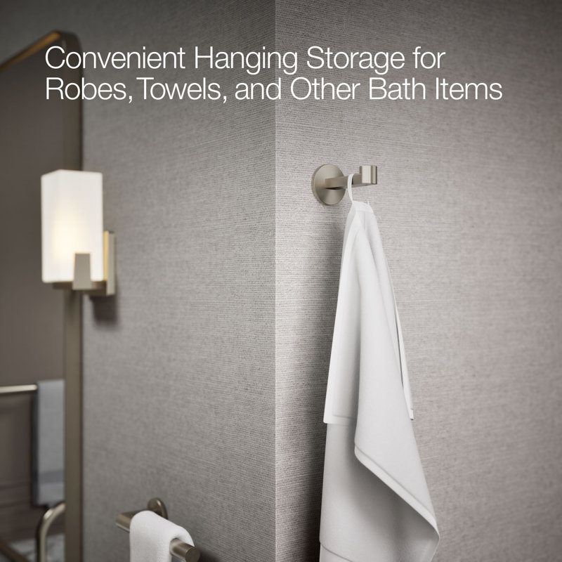 Components™ Robe Hook, Vibrant Brushed Nickel