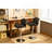 Glasgow Contemporary Tufted Adjustable Height Hidraulic Bar Stools, Set Of 2, Black