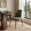 Ensemble de salle à manger à piédestal moderne avec chaises rembourrées de 47 à 83 po Modern-132494047-132494051
