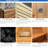 4 Person Wooden Outdoor Steam Sauna Room, Canadian Hemlock, ETL 6KW TOULE Heater, Porch, Top PU Waterproof Cloth, Side Wooden Boards, 8mm Tempered Glass, Sauna Stone, Water Bucket, Ladle, Light, 220V