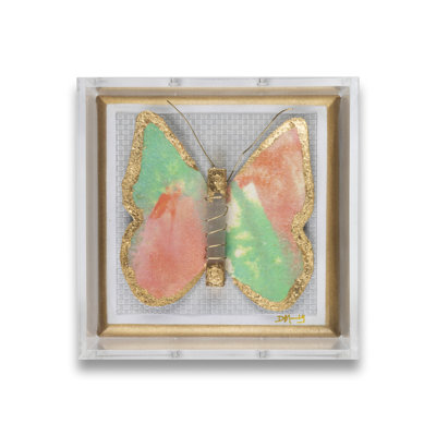 Acrylic 3-D Art Butterfly Shadowbox
