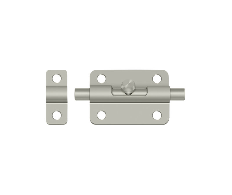 Barrel Latch/Catch/Bolt, Brushed Nickel