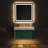 Solid wood 36'' Modern Wall Mounted Single Bathroom Vanity with Engineered Stone Top and Light-23933034