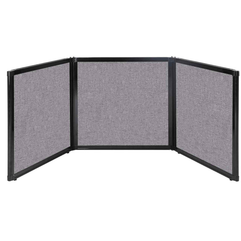 Présentoir sur plateau, 24 po x 99 po, Gris nuageux