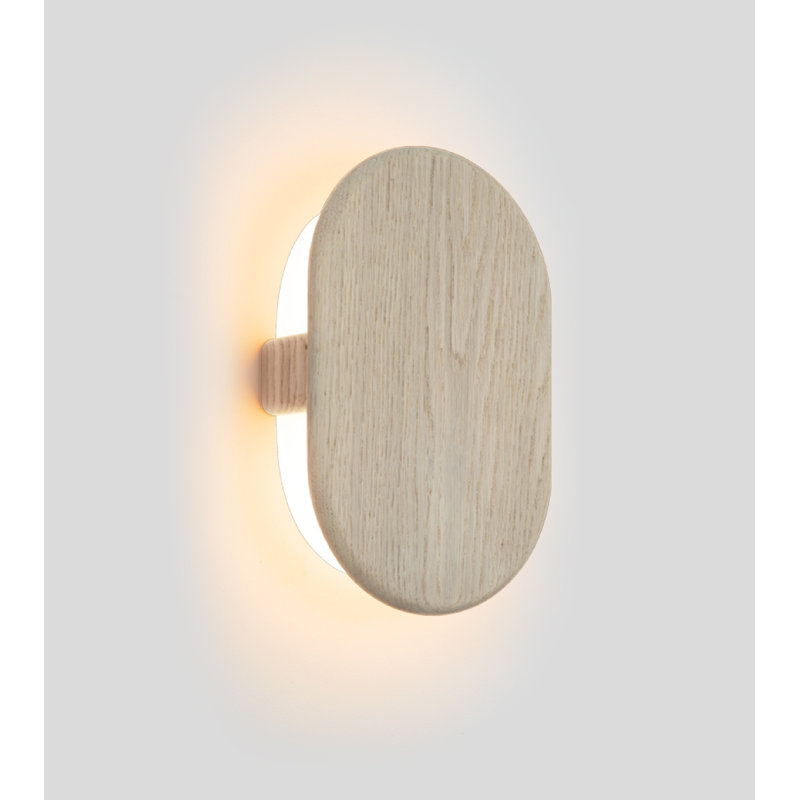 Tempus LED Flush Mount Sconce, 2700, Taupe