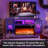 Mirrored Electric Fireplace Tv Stand