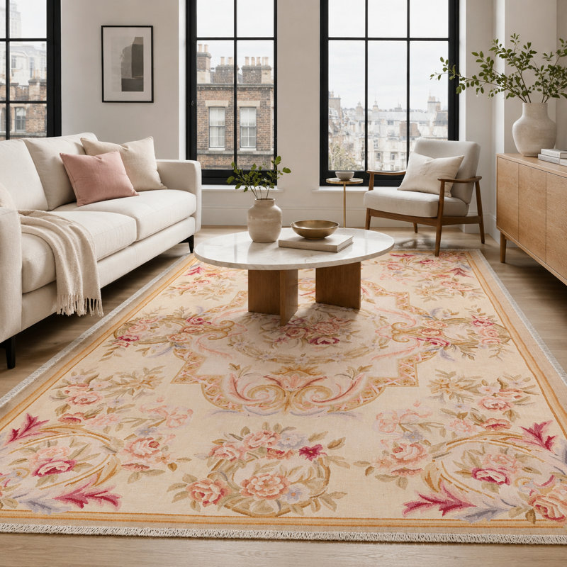 Striped Cotton and Chenille Flatweave Area Rug, 80 x 150 cm