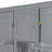 Haven Dual Twin size Wall Murphy Beds with Cabinets and Shelves-135587316