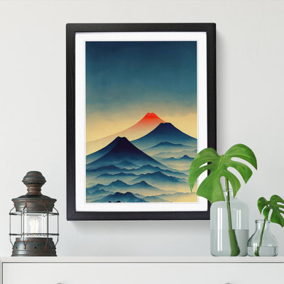 Millsap Japanese Mountain Painting Vol.2 1 Piece Single Picture Frame Wall Art