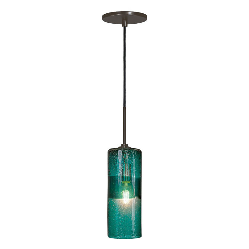 EVISAGE VI 1 - Light Single Pendant, Amber, Bronze