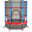 Trampoline de jardin rond de 5,4 pi avec enceinte sécuritaire Gymax-70751587