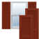 True Fit PVC Two Equal Louver Shutters