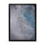 Art mural sur toile de luxe gris et bleu fluide IV-263163367-263163366