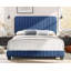 Lit double en velours bleu marine Valletta-179941524-179941526