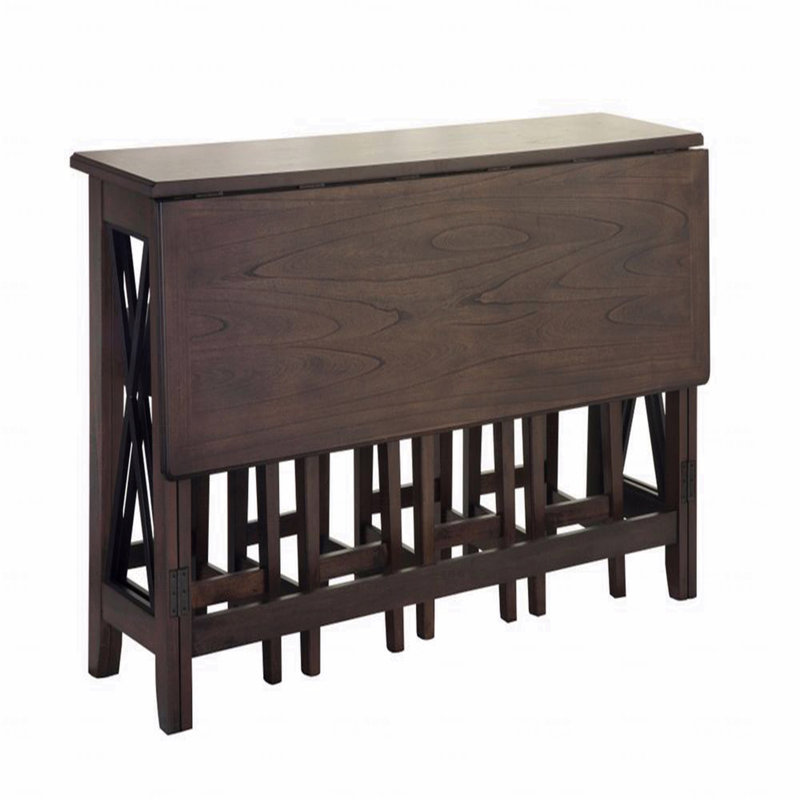 Table à abattants avec 4 tabourets de salle à manger