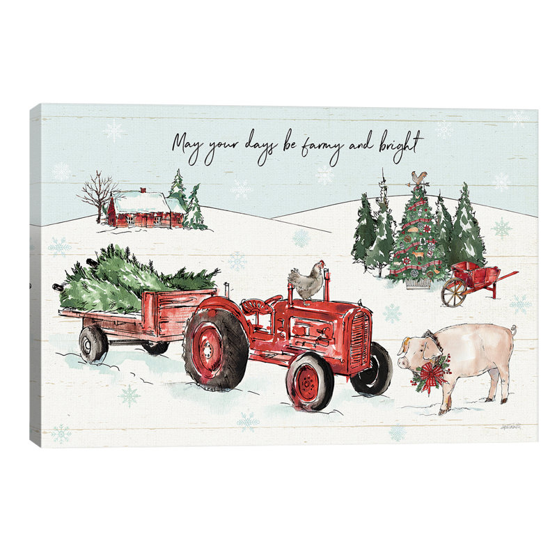 Holiday On The Farm I - Farmy And Bright by Anne Tavoletti - Wrapped Canvas Print, 152.5 cm H x 101.5 cm W