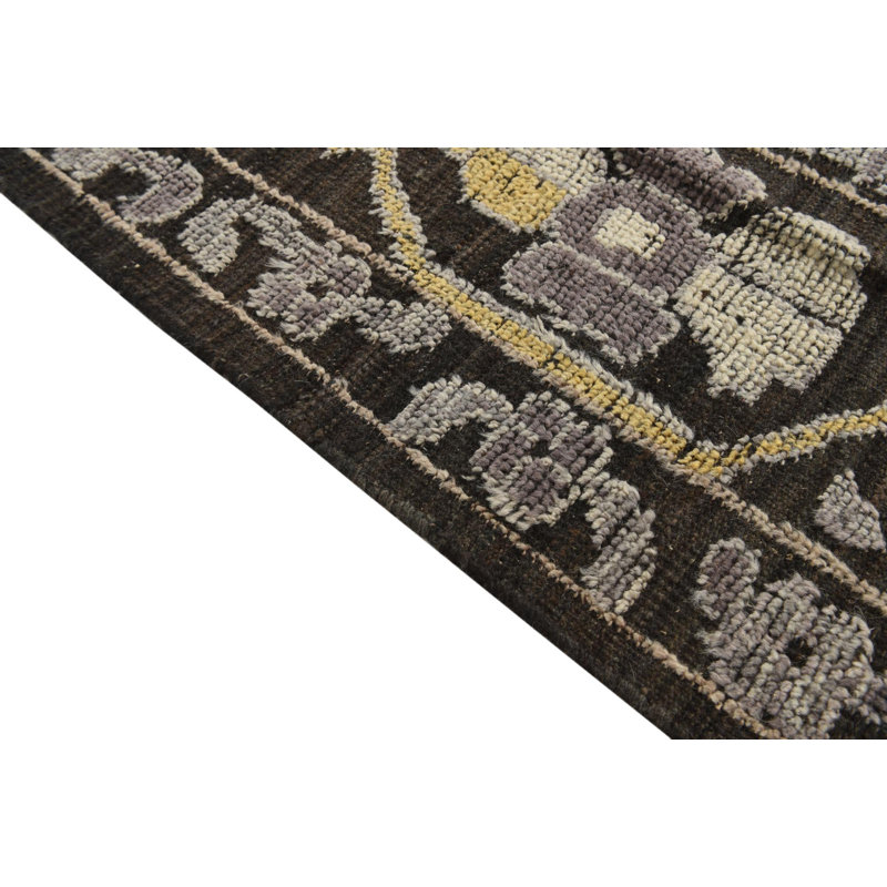 Tapis noir 9 x 12 Pettaway