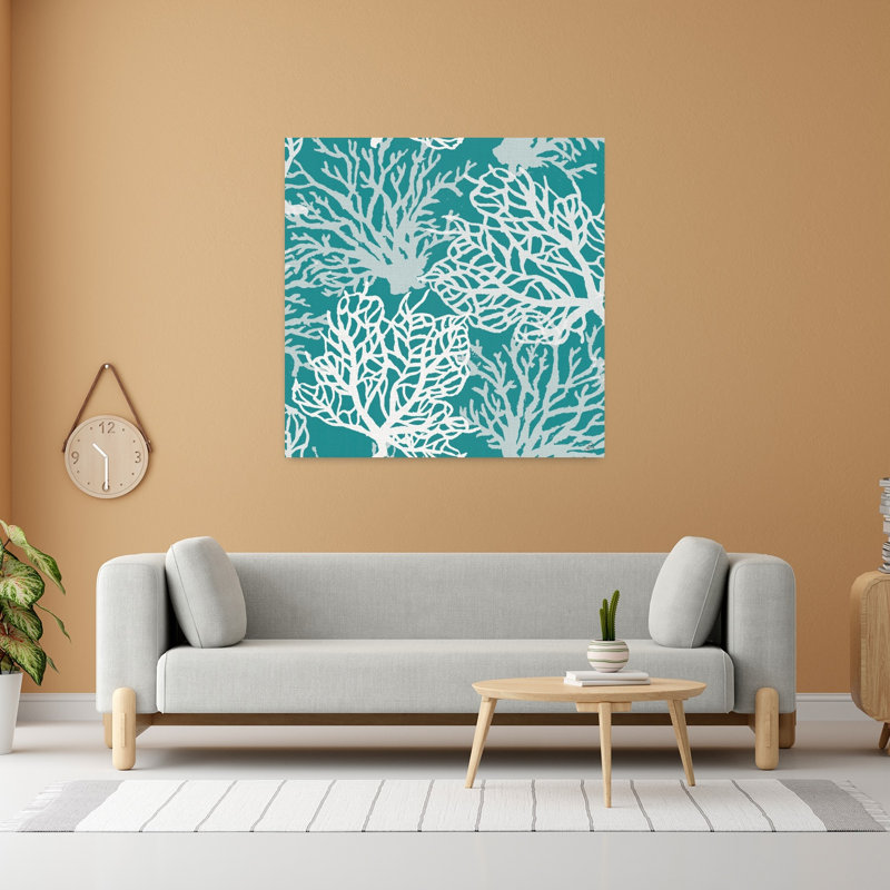 Motif océanique, art côtier, H 48 po x l 48 po