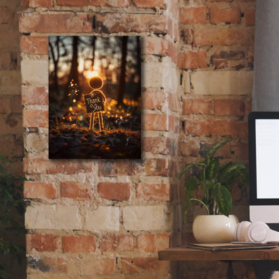 Ivy Bronx 'Thanks' by r3darch0n Canvas Wall Art