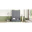 Grand lit escamotable mural avec coussin