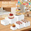 Ensemble de 6 présentoirs à buffet, grands présentoirs pour buffet et desserts