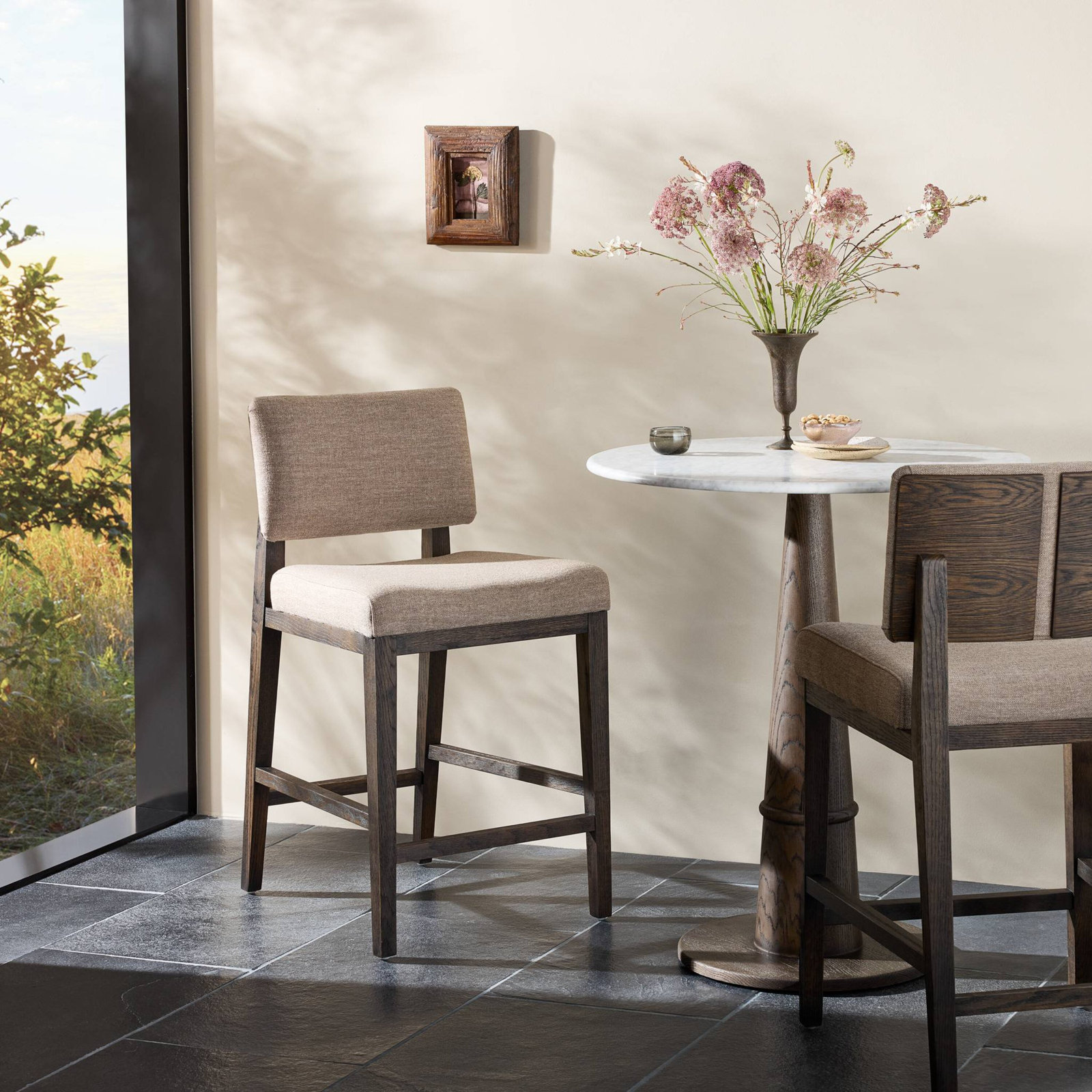 Sokrates " Bar Stool, Alcala Fawn, Bar Stool (31.25" Seat Height)