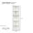 2-Piece Modular 5-Tier Bookcase Set – Space-Saving Vertical Storage Solution