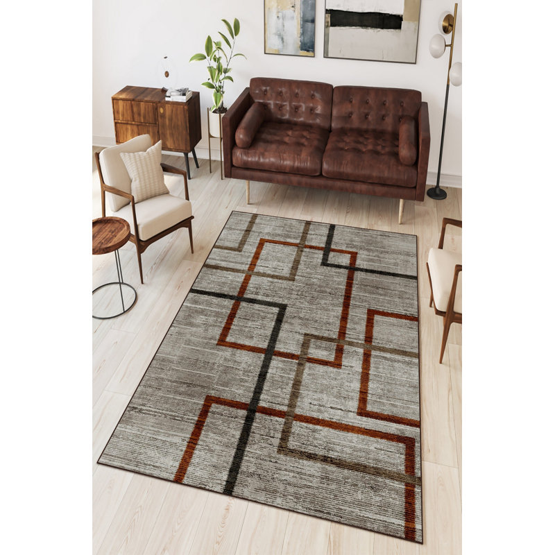 Eco-Friendly Hall Carpet, Grey, 31.5 x 59.1 Inches | 100% Polyester, 650 g/m², 0.2 Inch Pile Height | Antibacterial, Non-Slip PVC Dot Underside, Machine Washable | Perfect for Home Entryways & Living Spaces