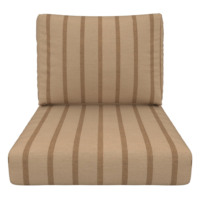Coussin de chaise longue d'extérieur 25 po Lani Sunbrella®, Bois flottant