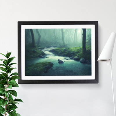 XH1022-6365X Mystical Forest Stream - Single Picture Frame Print