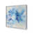 Cadre simple en chrome poli, bois massif