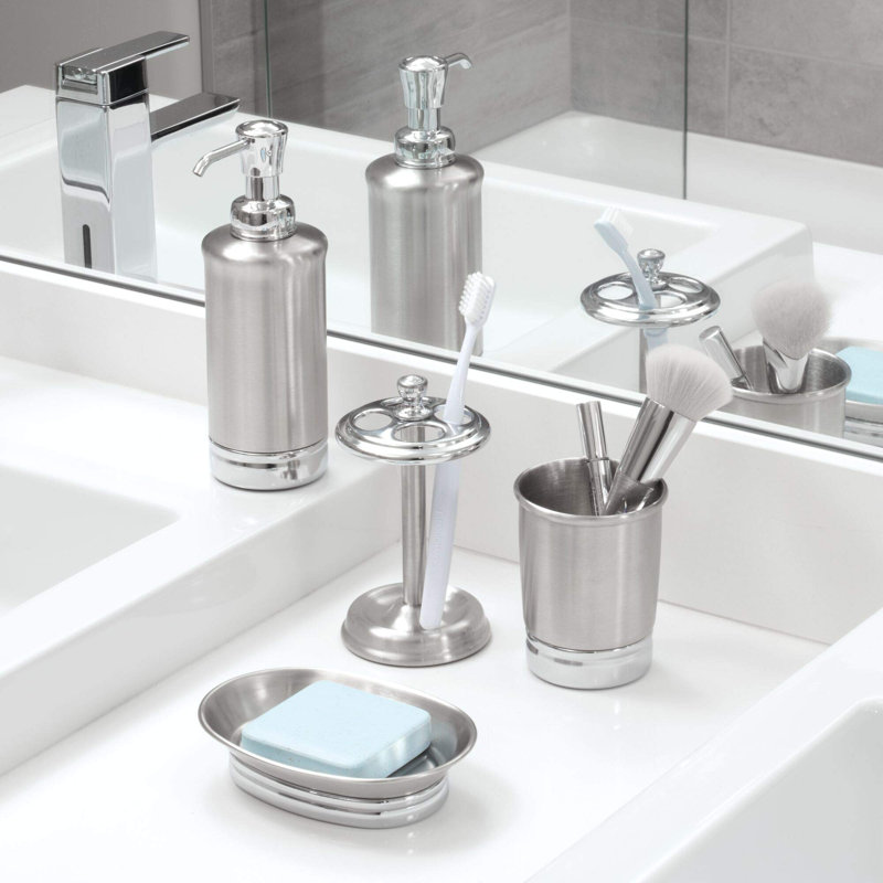 Deguan Toothbrush Holder, Chrome