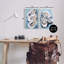 «Trio Half Shell Oysters», ensemble de 2 plaques murales par Petal Prints Design-256720786
