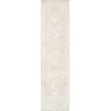 Oushak Hand-Knotted Silver Wool Area Rug