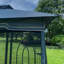 Tente de pavillon de jardin 13 x 13 pi, double toit ventilé, moustiquaire, café-101608968