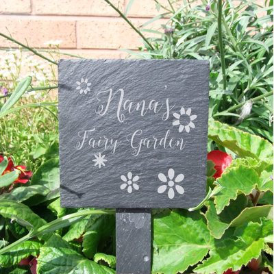 Midlothian Stone Plants & Flowers Garden Sign